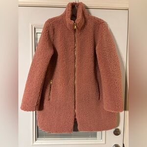LOFT  Teddy Sherpa Zip Coat NWOT